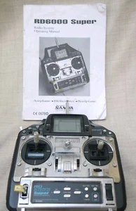 SANWA RD6000 Super Radio System RC Airplane Transmitter 6 Channel Parts Only - Picture 1 of 22