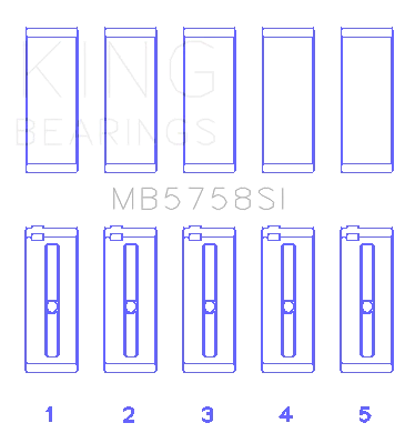 Juego de rodamientos principales King para Mini Cooper 2007 (talla STD) Foto 1 de 2