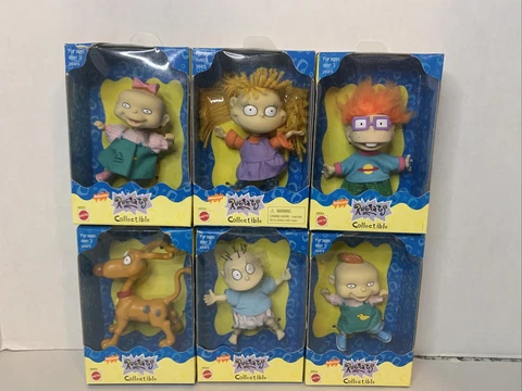 Nickelodeon's Rugrats Collectible Figure In Box Mattel 1997 Lot of 6 Cover
