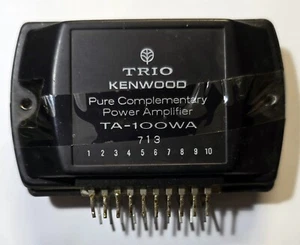 TRIO KENWOOD Pure Complementary Power Amplifier TA-100WA - 713. 2 New Pieces. - Picture 1 of 4