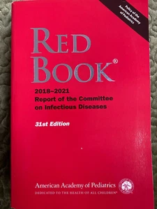 RED BOOK 2018-2021 REPORT OF THE COMMITTEE ON INFECTIOUS DISEASES 31ST EDITION - Picture 1 of 1