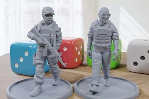 PMC VIP Escort - Modern Wargaming Miniatures for Tabletop RPG - 28mm / 32mm Scal - Picture 1 of 4
