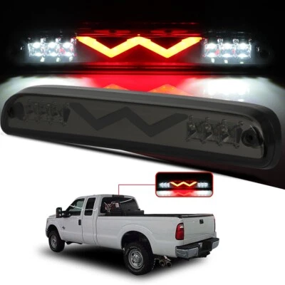 For 1999-2016 Ford F-250 F-350 F-450 F-550 Super Duty Smoke Lens 3rd Brake Light - Image 1 of 4