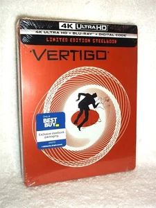 Vertigo (4K/Blu-ray, 2021, STEELBOOK) Kim Novak James Stewart Alfred Hitchcock - Picture 1 of 6