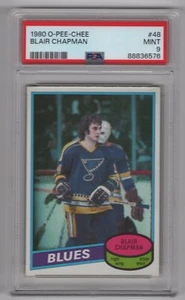 Blair Chapman 1980-81 O-Pee-Chee 80-81 Nr. 48 PSA 9 84931 - Bild 1 von 2