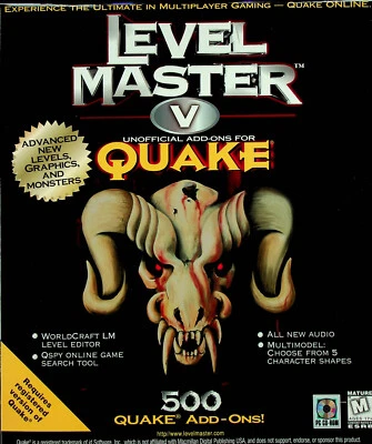 Level Master V for Quake (1998) - Rated M - Macmillan Digital Publ. - Pre-owned - Image 1 of 4