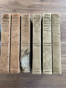 The Winning of the West Vol 1-6 Theodore Roosevelt 1905 The Current Literature - Imagen 1 de 24