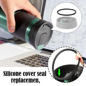 Leak-Proof Silicone O-Rings for Vacuum Flasks Water Bottle Lid Sealing Gask X9H4 - Picture 1 of 7