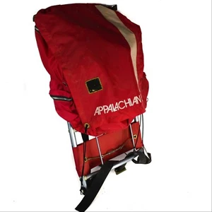 Mochila AJAY Apalaches Metal Paquete Externo Marco Rojo Blanco 18A De Colección - Imagen 1 de 8