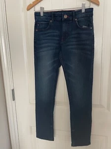 Tommy Hilfiger Big Girls Jeans Size 12 Blue Stretch Adjustable Waist Denim - Picture 1 of 5