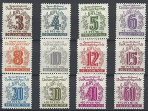 Sowjetische Besatzungszone West-Sachsen 1946 MiNr. 138Y-149 Y - Bild 1 von 1