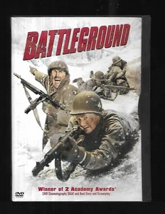 * OOP * William Wellman's BATTLEGROUND - Ricardo Montalban / Van Johnson - RARE - Foto 1 di 2