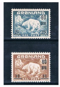 Grönland 1956 Eisbär Zuschlag Lebenslauf 99,00 $ - Bild 1 von 1