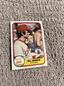 1981 Fleer #215 Bill Bonham Cincinnati Reds - Picture 1 of 1