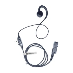 C Form Inline PTT Mikrofon Walkie Talkie Hörmuschel passt Motorola MTP3200 DEP570 Radio - Bild 1 von 7