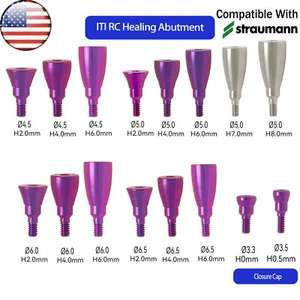 US Dental RC Healing Abutments Closure Cover Screws Fits Straumann ITI BL/BLT - Picture 1 of 38