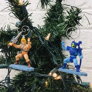MOTU Masters of the Universe HE-MAN & SKELETOR Figur Weihnachtsschmuck Set - Bild 1 von 5