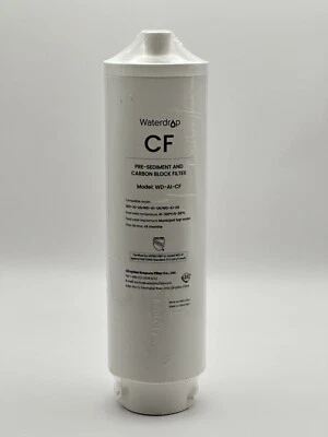 NEW Waterdrop CF Pre-Sediment & Carbon Block Filter WD-A1-CF - Image 1 of 3