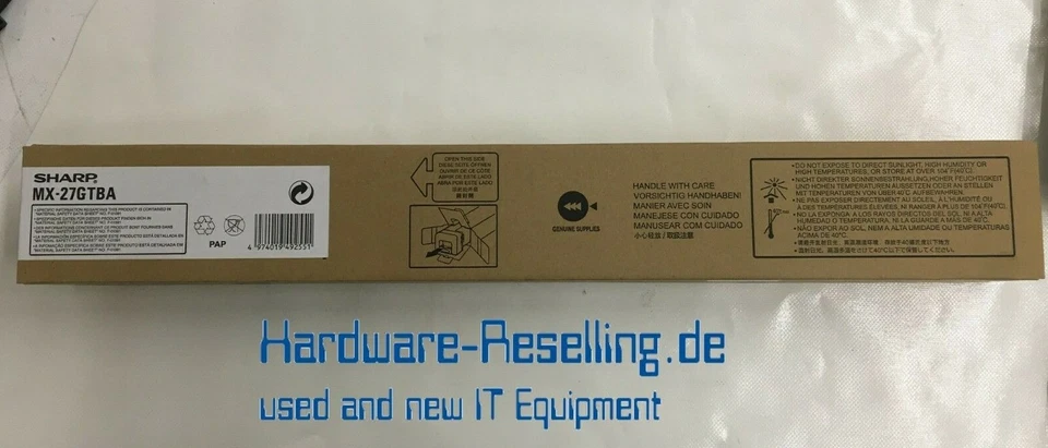 Original Sharp Toner Negro MX-27GTBA 15.000 Páginas para MX2300 MX2300N MX2700 - Imagen 1 de 1