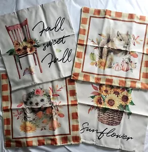 4er Set Deko Kissenbezüge Herbst Herbst Erntedankkissenbezüge 18x18 Zoll - Bild 1 von 7