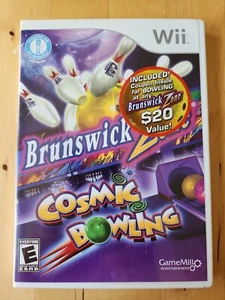 Brunswick Zone Cosmic Bowling - Nintendo Wii Complete with Manual Mint Disc - Picture 1 of 5
