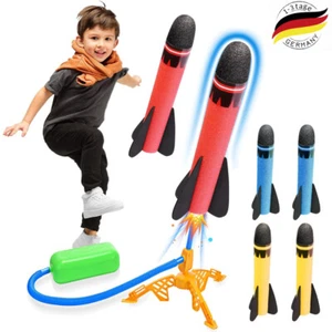 Raketen Spielzeug für Kinder, Outdoor Spielzeug ab 3-12 Jahre Junge +6 Raketen - Bild 1 von 11