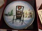 P Buckley Moss 8" plate Christmas At Home # 2472 w. box & certification Signed 