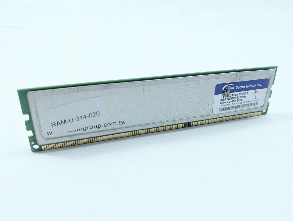 Team Group Elite TED34096M1333HC9 4GB PC3-10600 DDR3-1333 Desktop RAM - Image 1 of 1