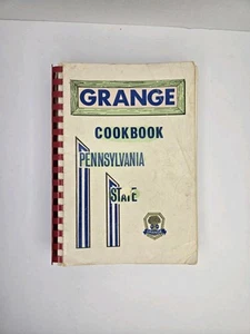 Vintage 1972 GRANGE Cookbook Pennsylvania PA State Old Time Recipes - Picture 1 of 16