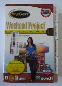 Weekend Project Software by Punch! (2009 PC DVD) Do It Yourself As Seen On HGTV - Picture 1 of 8