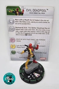 HeroClix Evil Deadpool 019b Marvel Deadpool Set Prime gebraucht ohne Ballon - Bild 1 von 1
