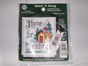 NEW NMI  Counted Cross Stitch Kit - mini with hanger - Stitch 'N Hang - Home - Picture 1 of 2