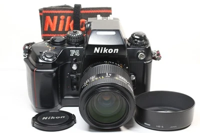 Nikon F4 SLR 35mm Film Camera DP-20 Finder + AF Nikkor 35-105mm F/3.5-4.5 D Lens - image 1 of 4