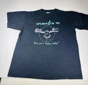Vintage 1995 Spud stock Maine Festival Single Stitch Men’s Sz Large T-Shirt - Picture 1 of 6