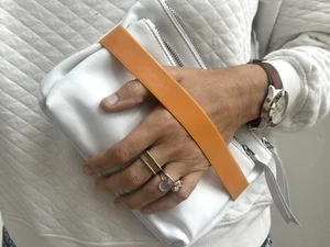NWT MM6 Maison Martin Margiela Duo Detachable Clutch Pouch $415 MSRP READ - Picture 1 of 18