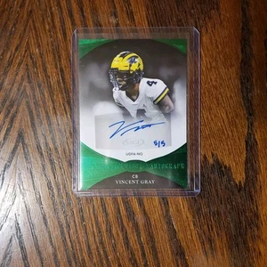 5/5 SSP 2022 Sage Aspire Green ASP-VG Vincent Gray RC Auto Michigan BROWNS - Picture 1 of 2