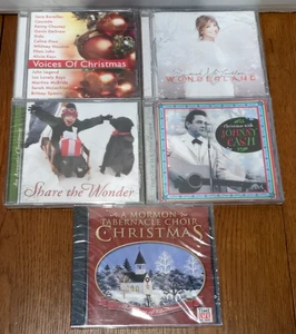 5 Assorted CHRISTMAS CDs New Sealed- Johnny Cash Sarah McLachlan and More - Picture 1 of 24