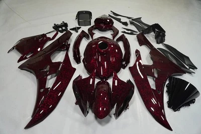US Seller Red Forged Carbon Fiber Fairing for Yamaha 2006 2007 YZF R6 Tank Cover - Image 1 of 4