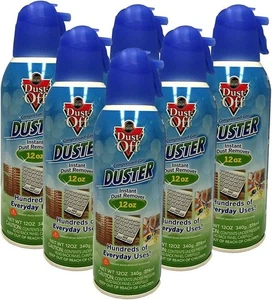 Falcon Dust-Off Compressed Gas Duster for Electronics Devices, 12 oz (6 Pack) - Picture 1 of 2