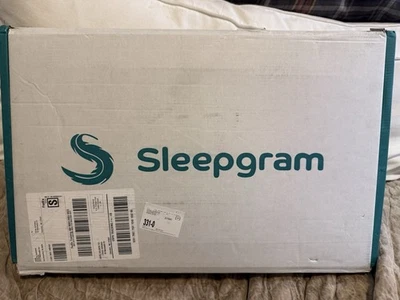 Sleepgram Bed Support Sleeping Pillow with Cover Queen Size White (2 Pack) New - Image 1 of 4
