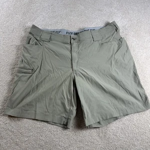 Duluth Trading Company Shorts Mens 42 Tan Flex Dry On The Fly Relaxed - Picture 1 of 8