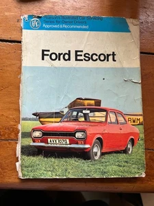 Ford Escort Mk1 Workshop manual for Owner Drivers, Pearsons's Illustrated Series - Picture 1 of 9