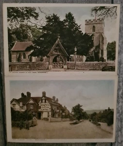 2 Vintage Postcards - Wendover Hotel & Church - VGC - Buy 3+ Get 15% Discount - Picture 1 of 1