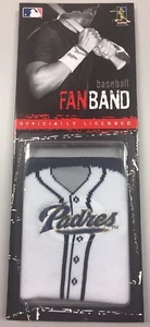 San Diego Padres Team Embroidered Logo Jersey Wristband FanBand - Picture 1 of 2