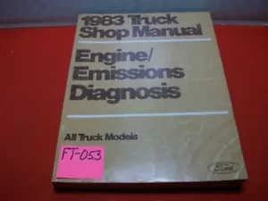 Camión Ford 1983 de colección fábrica todo el servicio taller manual de motor/diagnóstico de emisiones - Imagen 1 de 4
