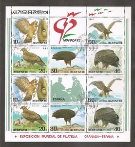 Korea SC # 3060a Birds Of Prey . Philatelic World Expo. Granada ,Spain. MNH - Picture 1 of 1