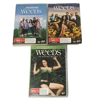 Weeds Season 1 2 5 Region 4 DVDs - image 1 of 4