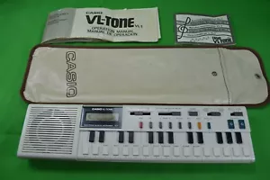 Vintage Casio VL-TOne Vl-1 Synthesizer Keyboard W/ Instructions,Case,Tested - Picture 1 of 6