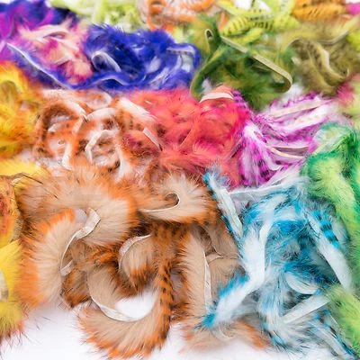 TIRAS DE COELHO BARRADO TIGRE - Regular ou Magnum - Hareline Fly Tying Zonkers NOVO! - Imagem 1 de 3