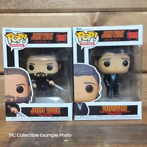 Juego de figuras de vinilo Funko Pop John Wick 1687 y Winston 1688 John Wick capítulo 4 - Imagen 1 de 6